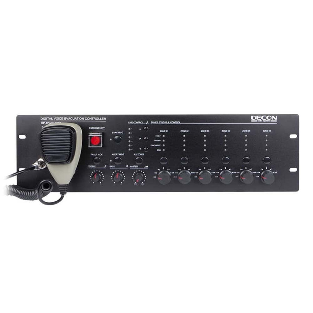 DP-EVAC1000 6 Zone EVAC Kontrol Ünitesi