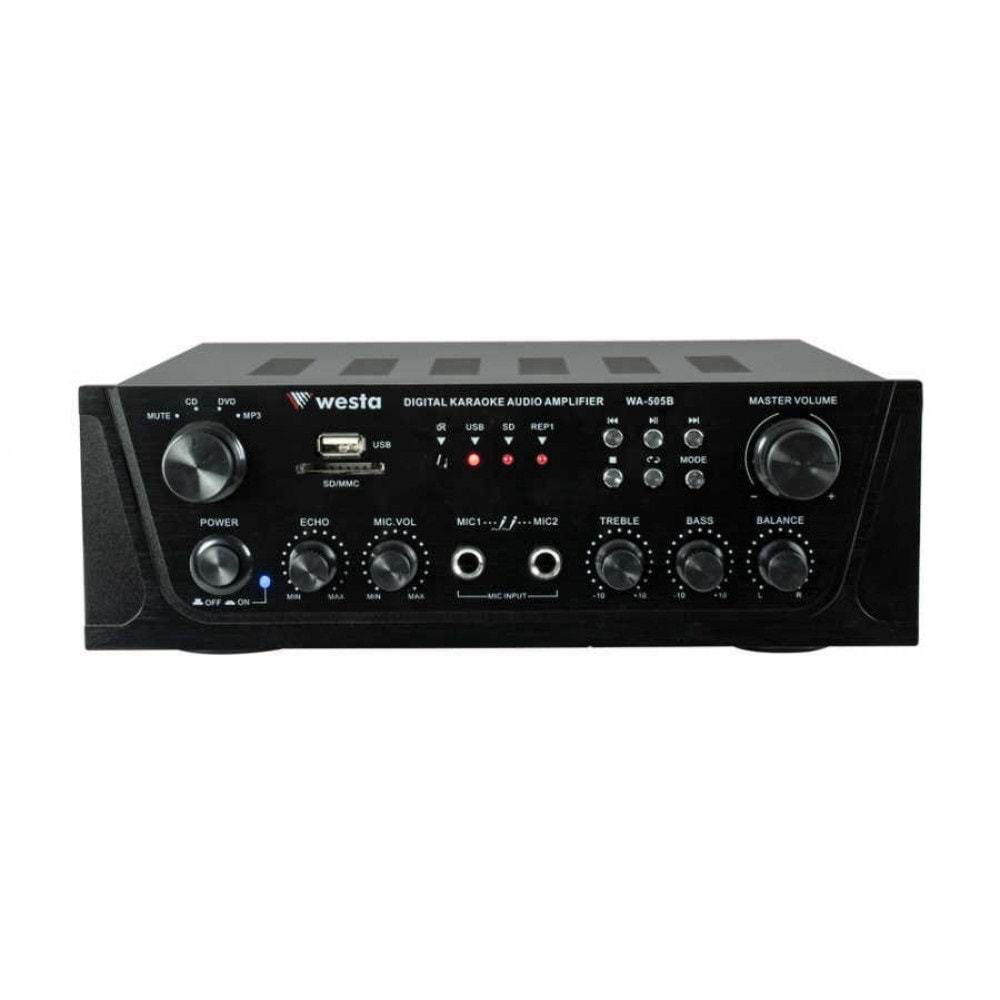 WA-505B WESTA STEREO MIXER AMFİ SİYAH