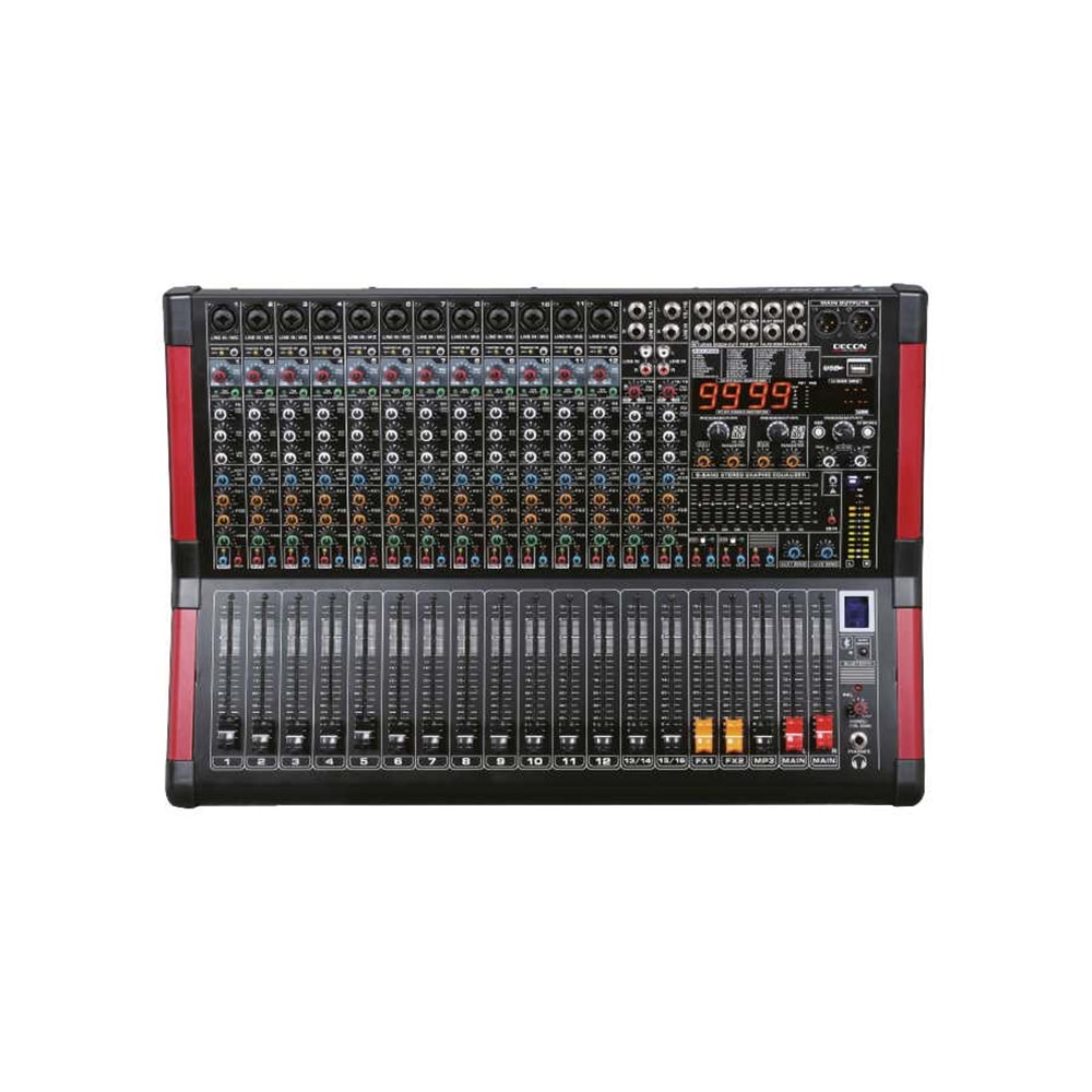 DMP-162 FX 16 Kanal 650w*2 Power Mixer DECON