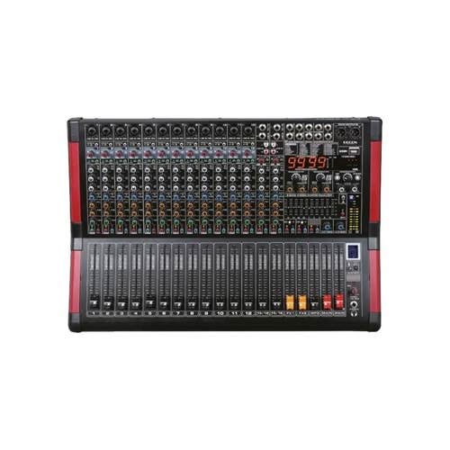 DMP-162 FX 16 Kanal 650w*2 Power Mixer DECON
