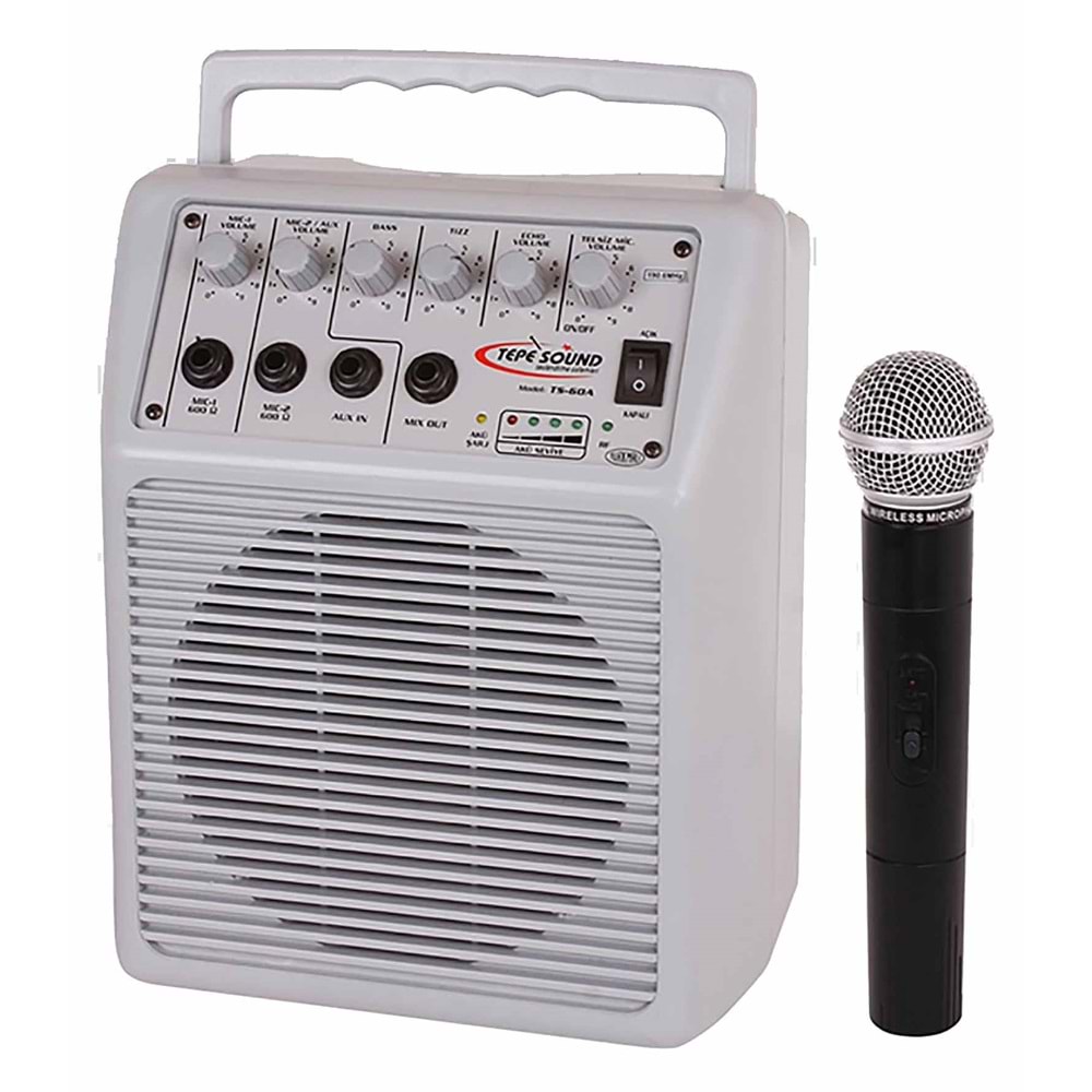 TS-60A 60 Watt Mevlüt Amfisi Telsiz Mic.