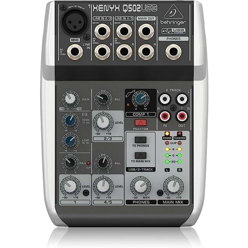 XENYX Q502USB 5 Kanal USB Deck Mikser