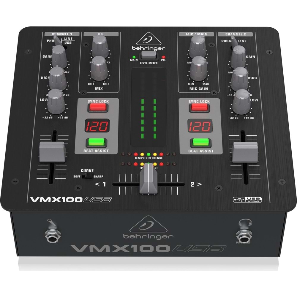 Pro Mixer VMX100USB USB Dj Mikseri