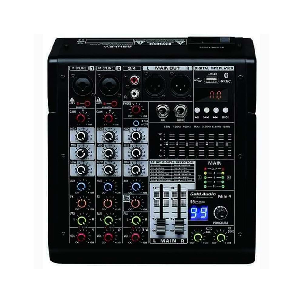 MINI4 4 Kanal Deck Mikser