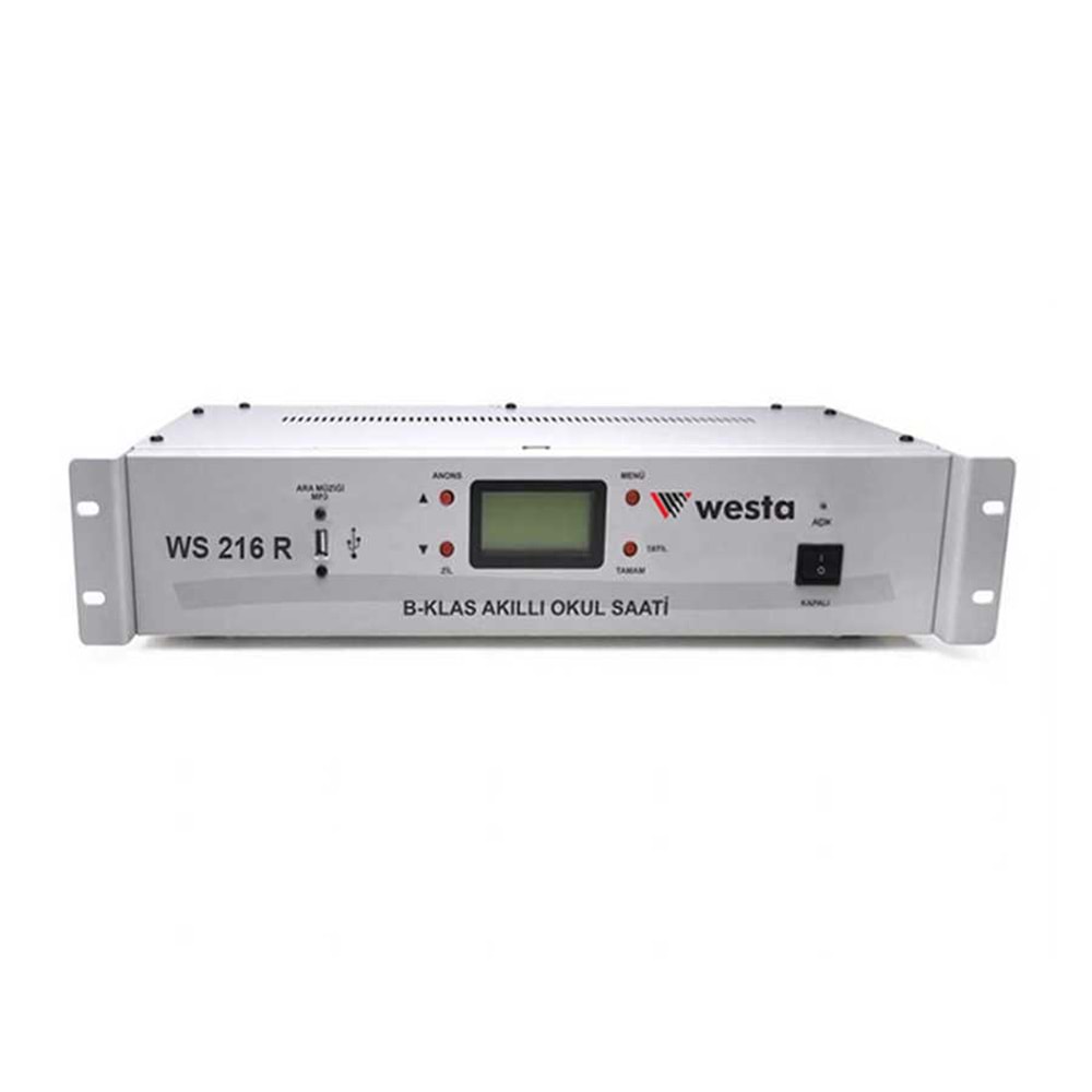 WS-216 R B Klas Akıllı Okul Zil Saati