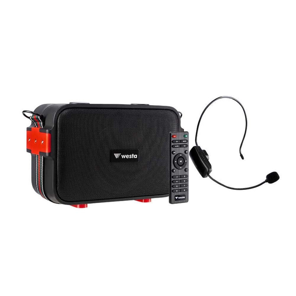 WAP-500T +1 Headset Mic. Taşınabilir Ses Sistemi