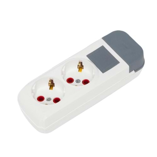 AU20 İkili Topraklı Priz Klemensli