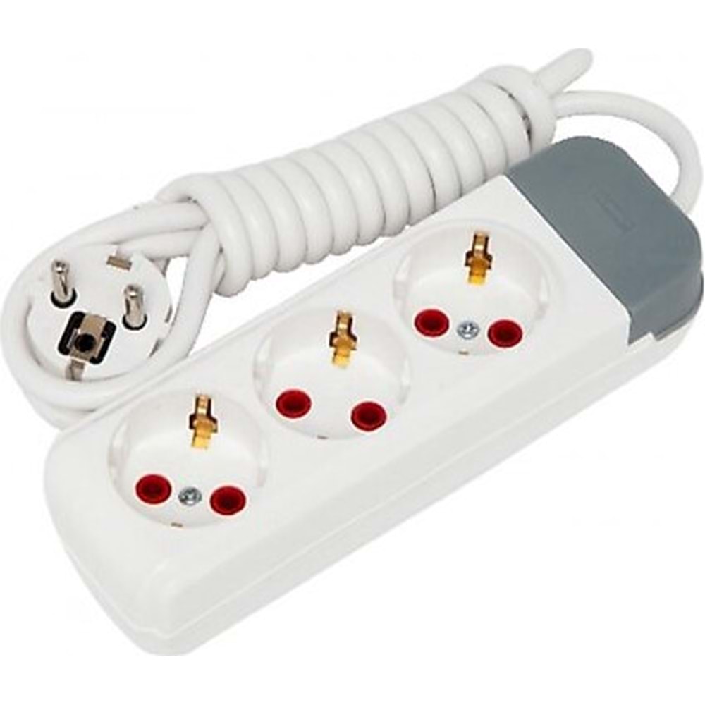 AU35 Üçlü Topraklı Priz 5 Metre