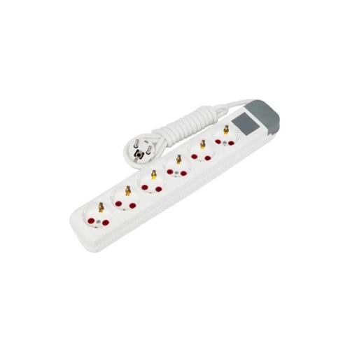 AU62 Altılı Topraklı Priz 2 Metre