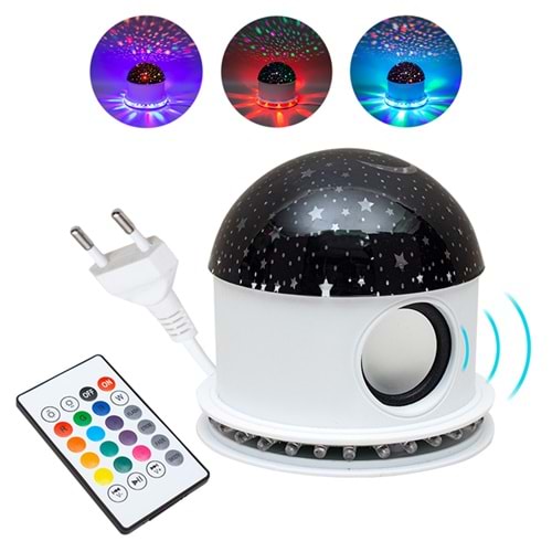 HX-602 6W Bluetooth Destekli Animasyonlu Gece Lambası