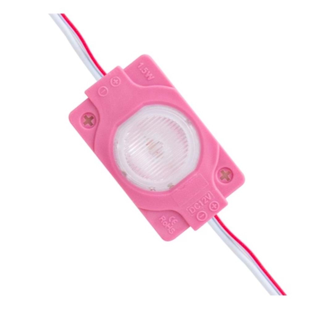 3 LU PARMAK LED PEMBE 40X40 MERCEK 1 W
