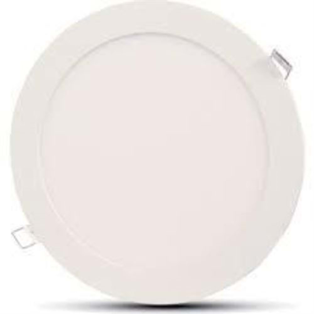 KH-PDD-8W 18W 3000K Yuvarlak Beyaz Kasa Led Panel