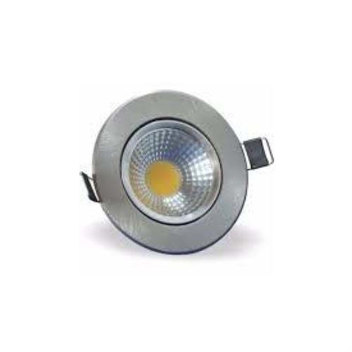 5W 6500K Krom Kasa Yuvarlak Cob Led