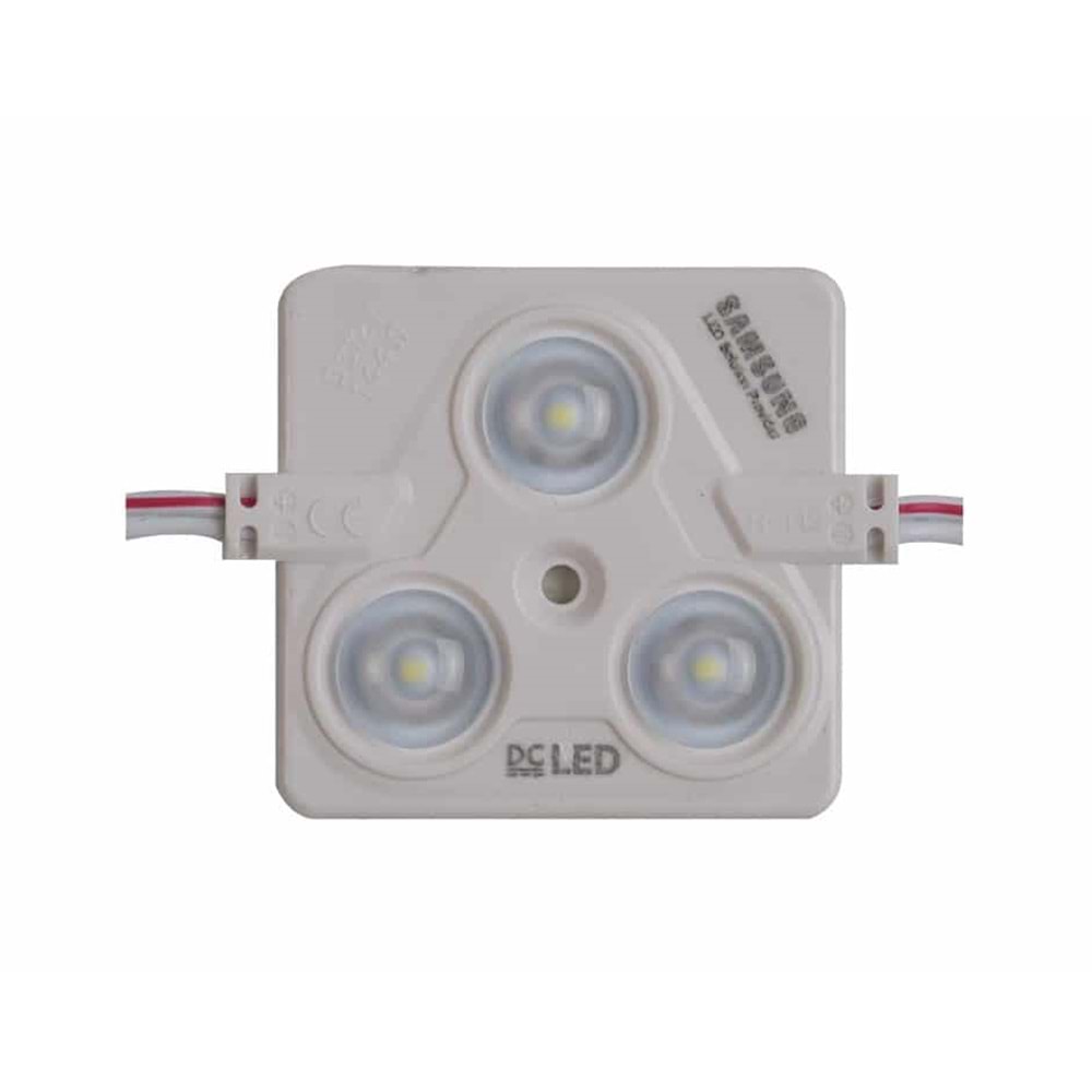 3 Çip Kare Gün Işığı Led