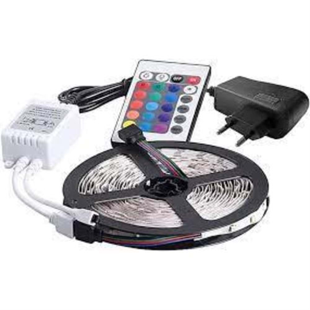 U12-1 RGB Dış Mekan Şerit Led Seti 5mt USB'li