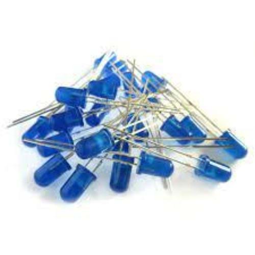 5mm Mavi Mantar Led 5 Adet