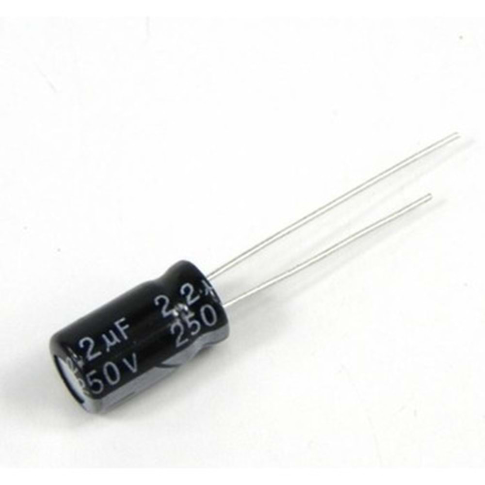 2.2uF 250V Elektrolitik Kondansatör 5 Adet