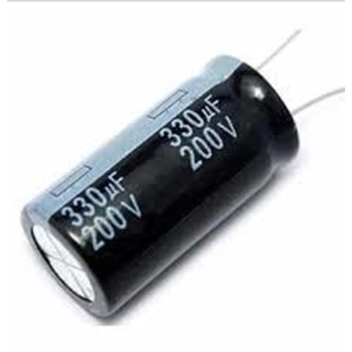 330uF 200V Elektrolitik Kondansator