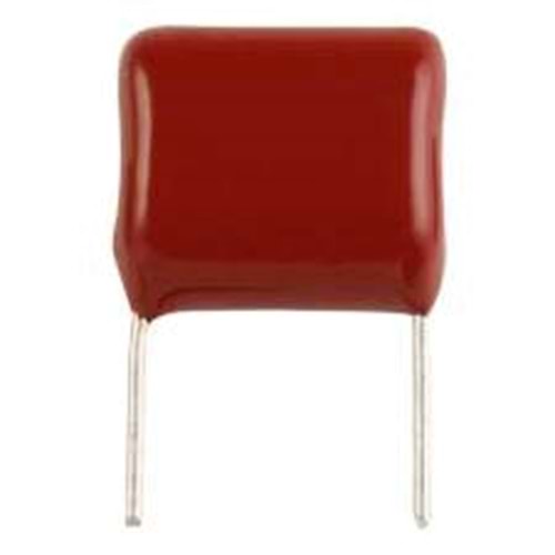 0.33uF 630V 2 Pin Polyester Kondansatör Kırmızı