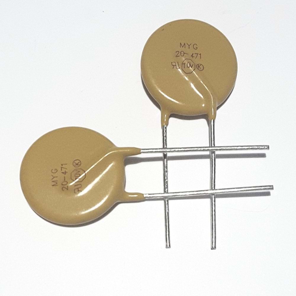 471K 20mm 300VAC Varistör