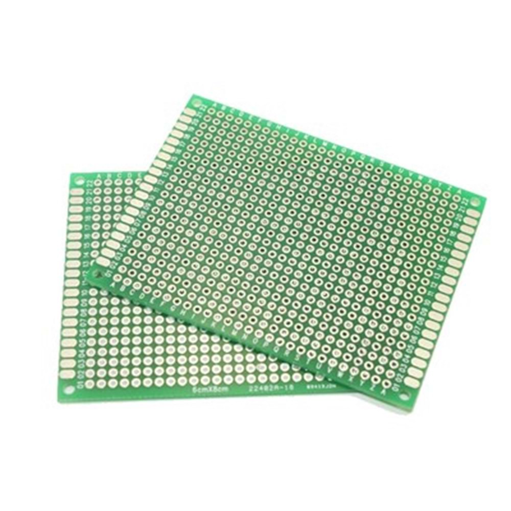 8x6 Cm Çift Taraflı Delikli Plaket