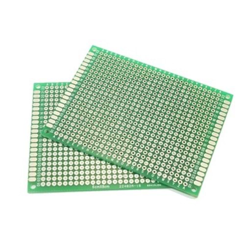 8x6 Cm Çift Taraflı Delikli Plaket