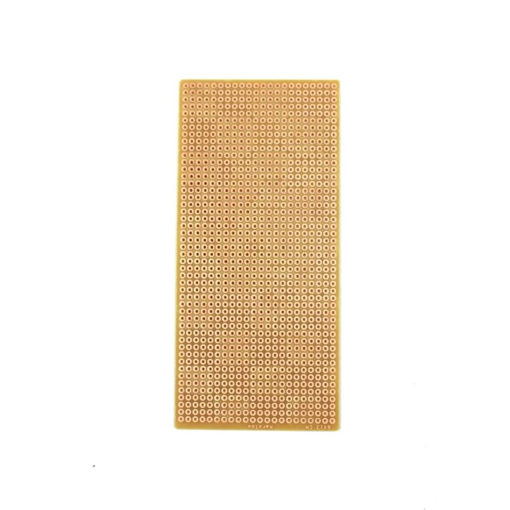 6x13cm Tek Taraflı Delikli Plaket