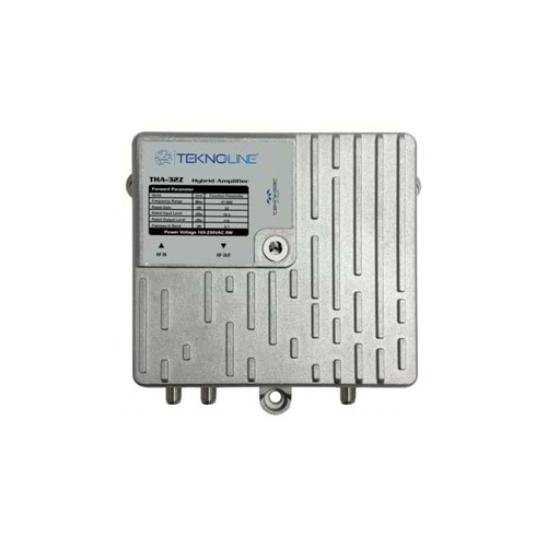 THA 32ZI Profesyonel Catv 32 db.RF+IF Full Band Mak. 105 db. 47-862 Mhz. Hat Yükseltici Zamak Kasa