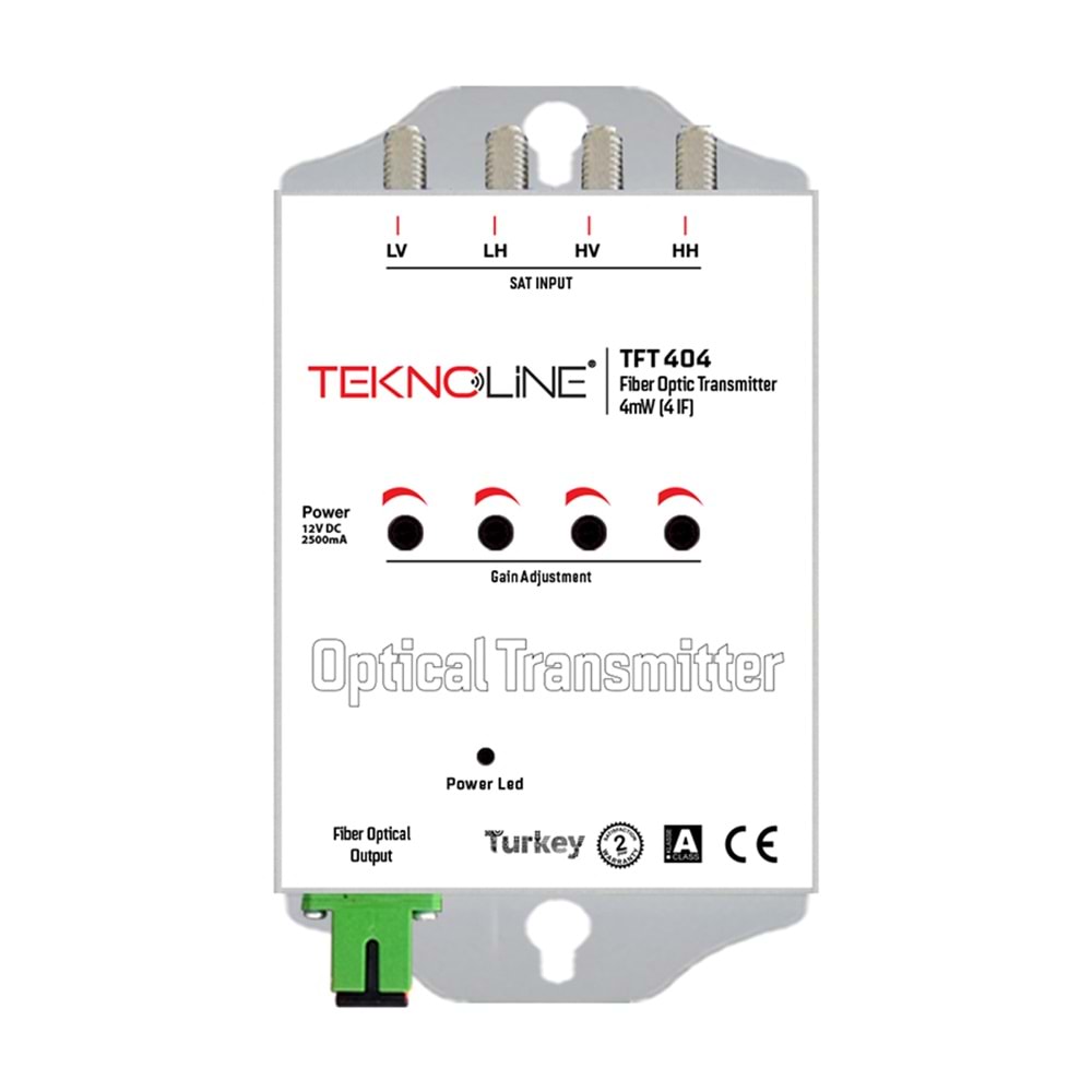 TFT 404 /TEK UYDU TEK KOR DUVAR TİPİ OPTİK TRANSMİTTER