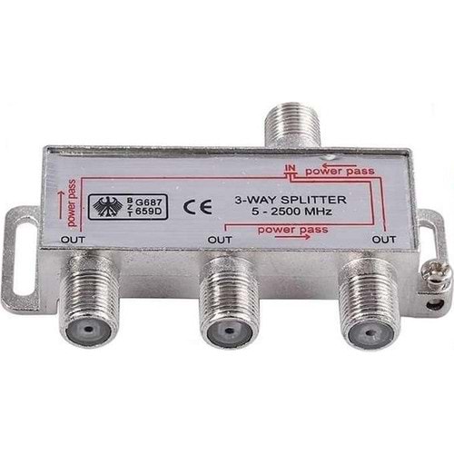 ACR 2503C 3'lü Splitter (5-2500Mhz)