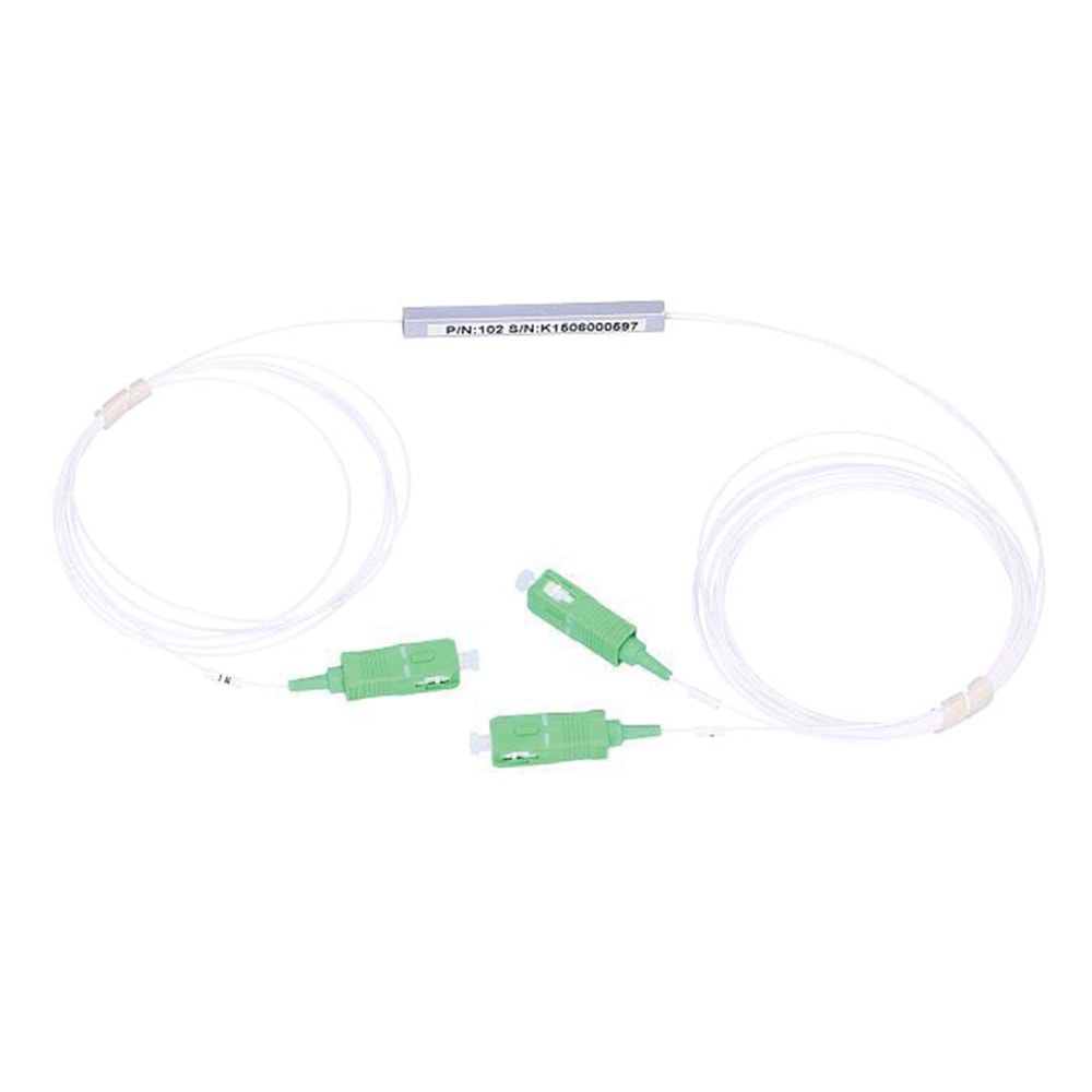 TWFS 1/2 SC 1 Giriş 2 Çıkış Optic Splitter SC/APC