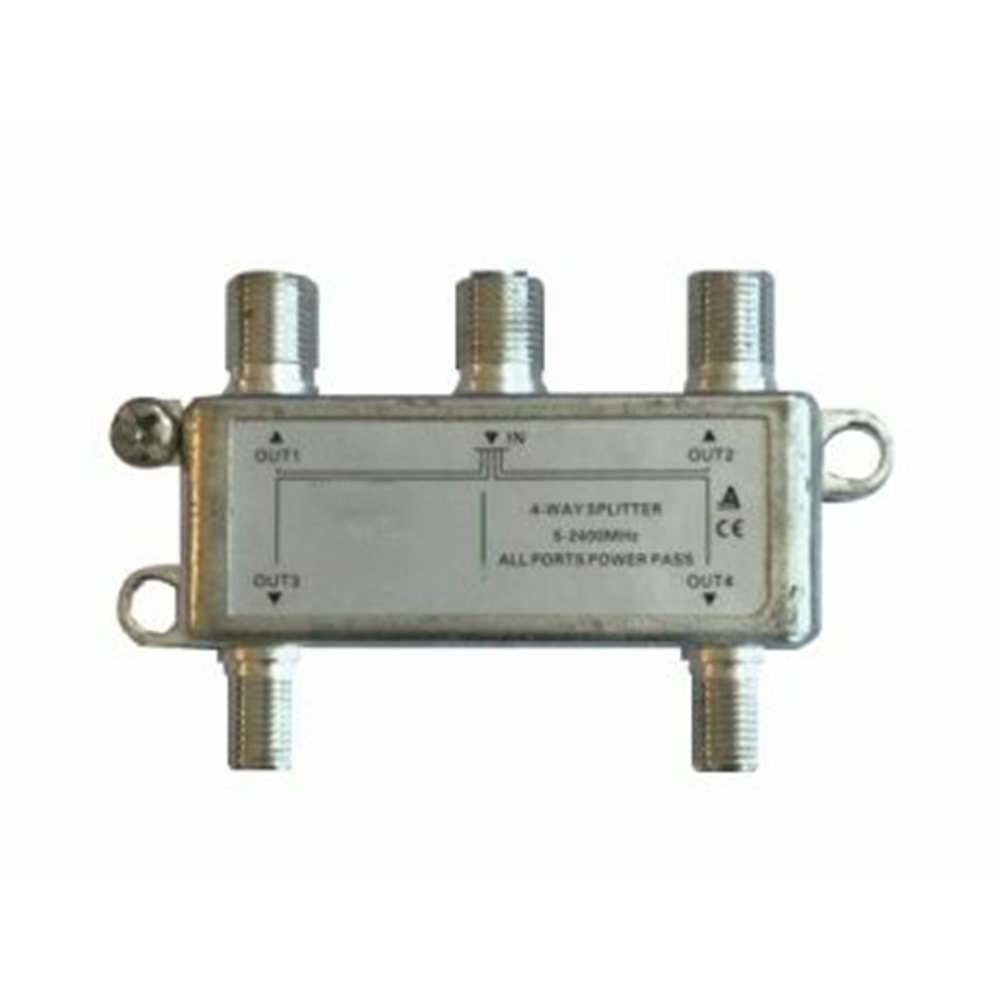 1/4 All Port Splitter - 5-2500 MHz