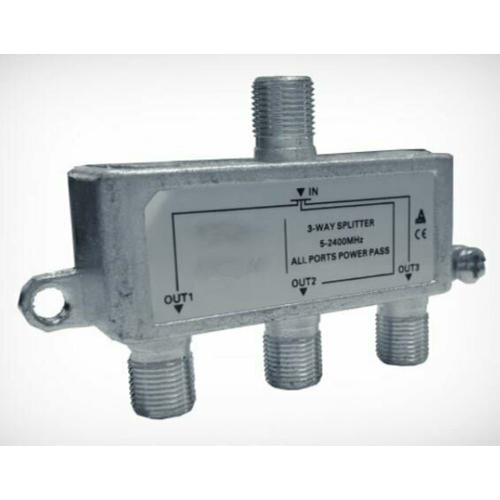 1/3 All Port Splitter - 5-2500 MHz