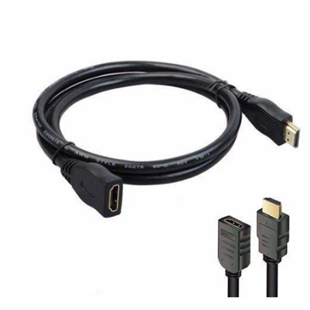 90cm Dişi To Erkek HDMI Kablo