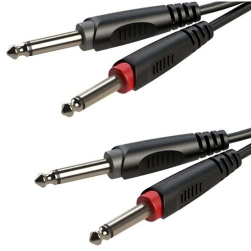 RX-K13005 2*6.3mm Mono - 2*6.3mm Mono 5 mt