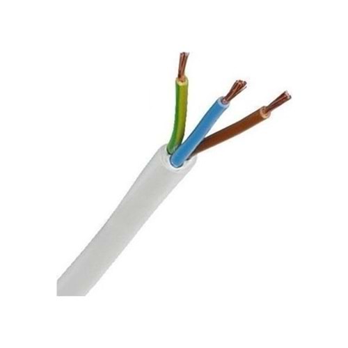 3*0.75mm2 Beyaz TTR Kablo