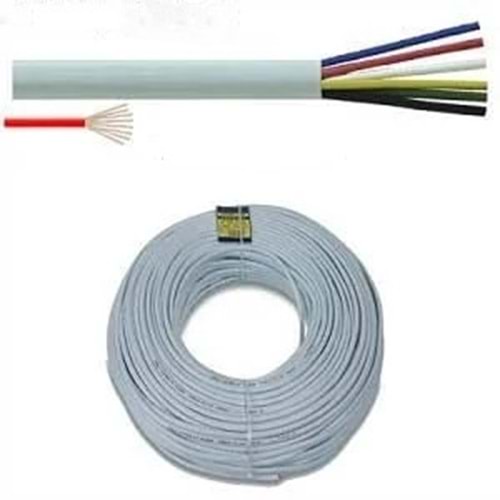 6x0,22mm Bakır Haberleşme Kablosu