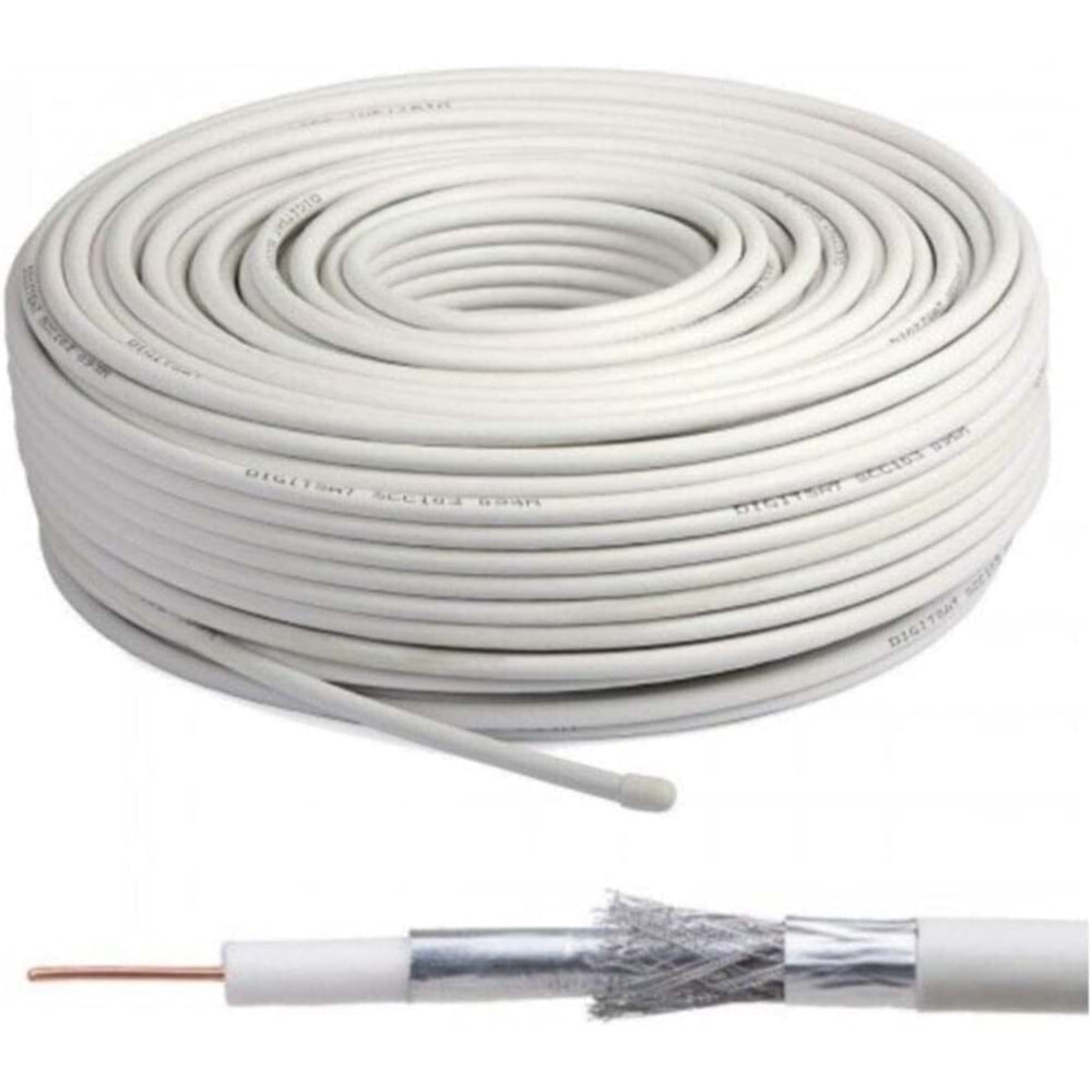 K-2156 RG6/U6 Koasksiyel Uydu Kablosu