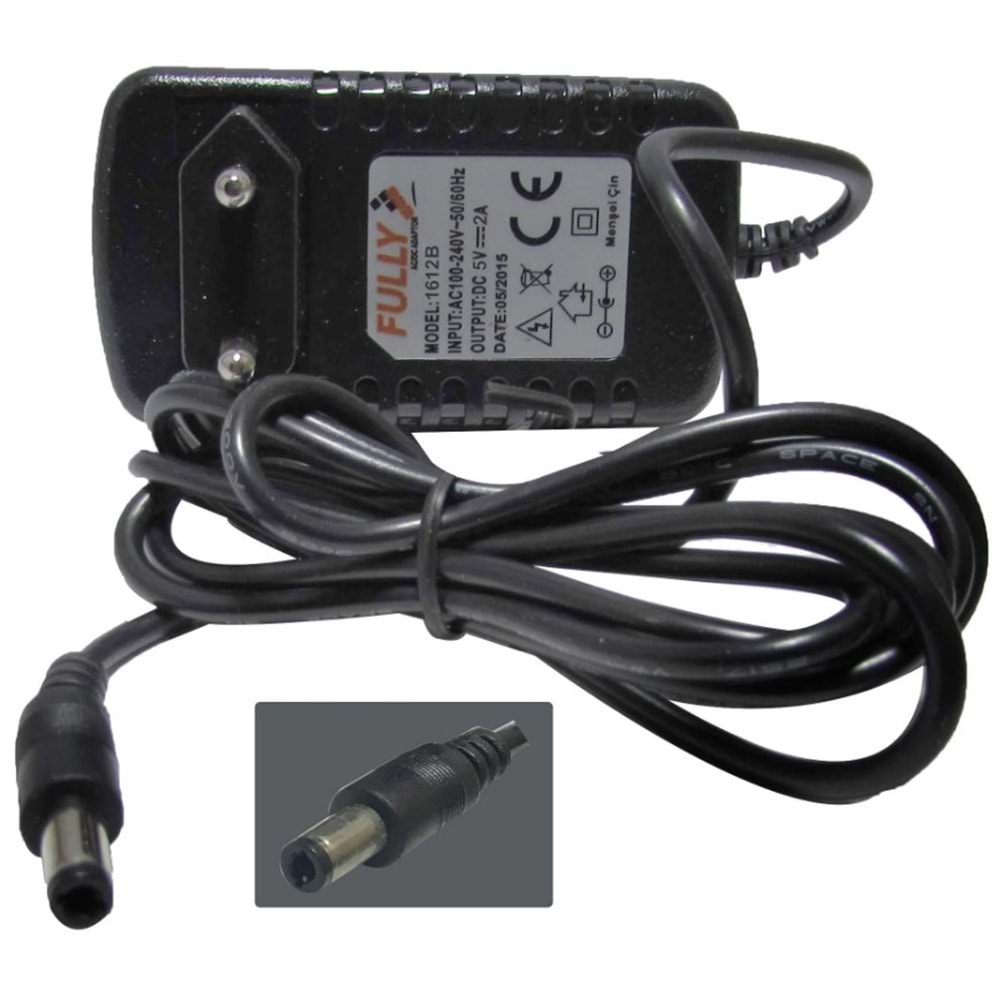 O-1612B 5V 2A 5.5x2.5mm Adaptör