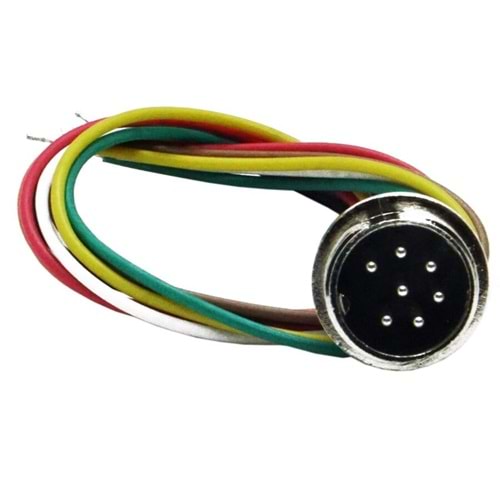 7 Pin Erkek Mike Konnektör