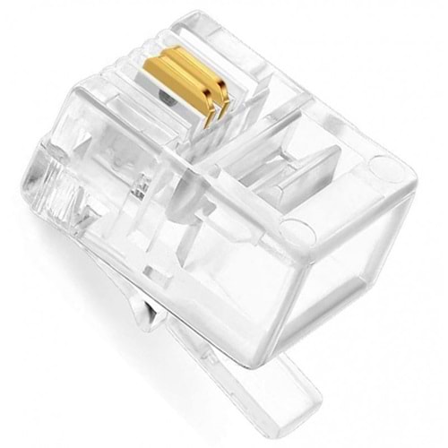 NTP RJ11 001 6P2C 2 Pin Plug (10 Adet)