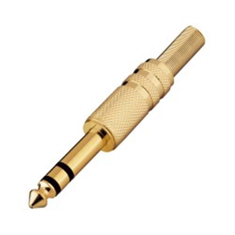 TG-J224 3.5mm Stereo Gold Erkek Jack