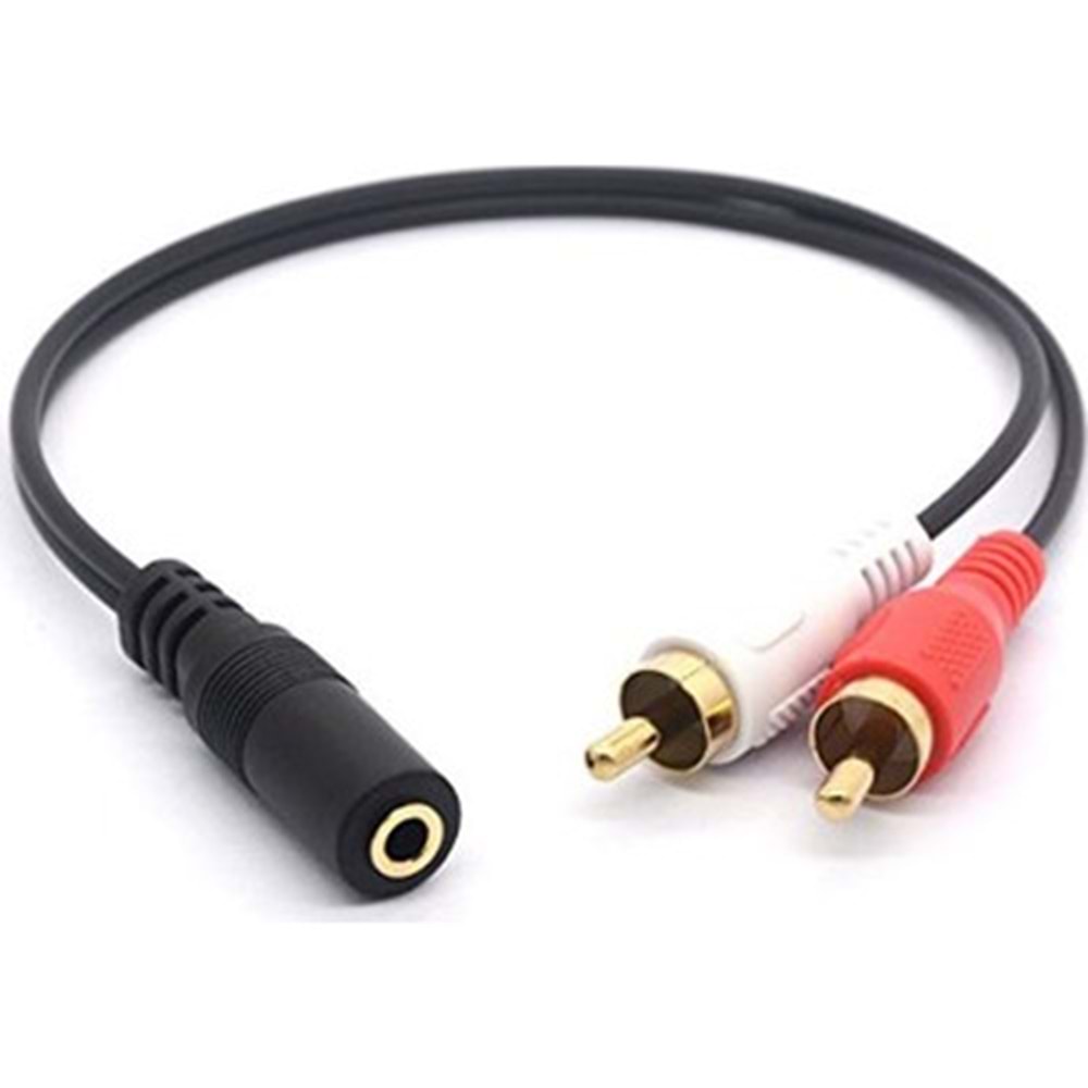 Rca Dişi 3.5mm Stereo Erkek Dönüştürücü