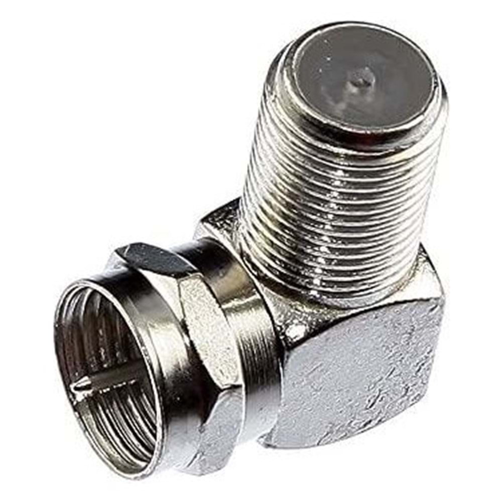 MB-FLD Erkek Metal F Konnektör L Fiş 100 Adet