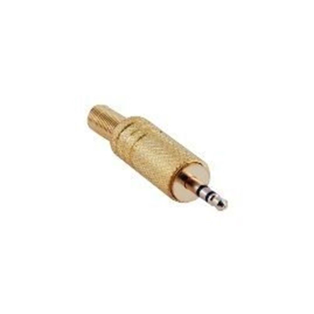 2.5mm Stereo Gold Erkek Jack