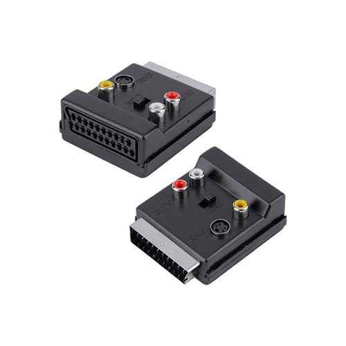3187 Scart Dişi-Erkek Ara Adaptör