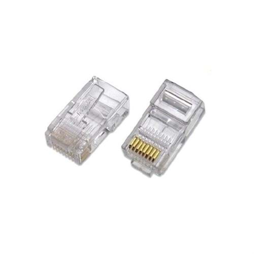 F0805 Cat6 EZ(Delikli) RJ45 Plug - 100 Adet