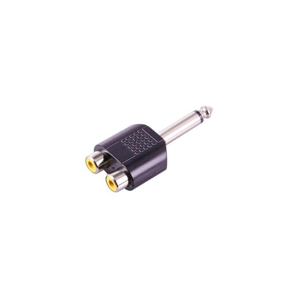 PM-4210 2*RCA - 6.3mm Mono Jack Dönüştürücü