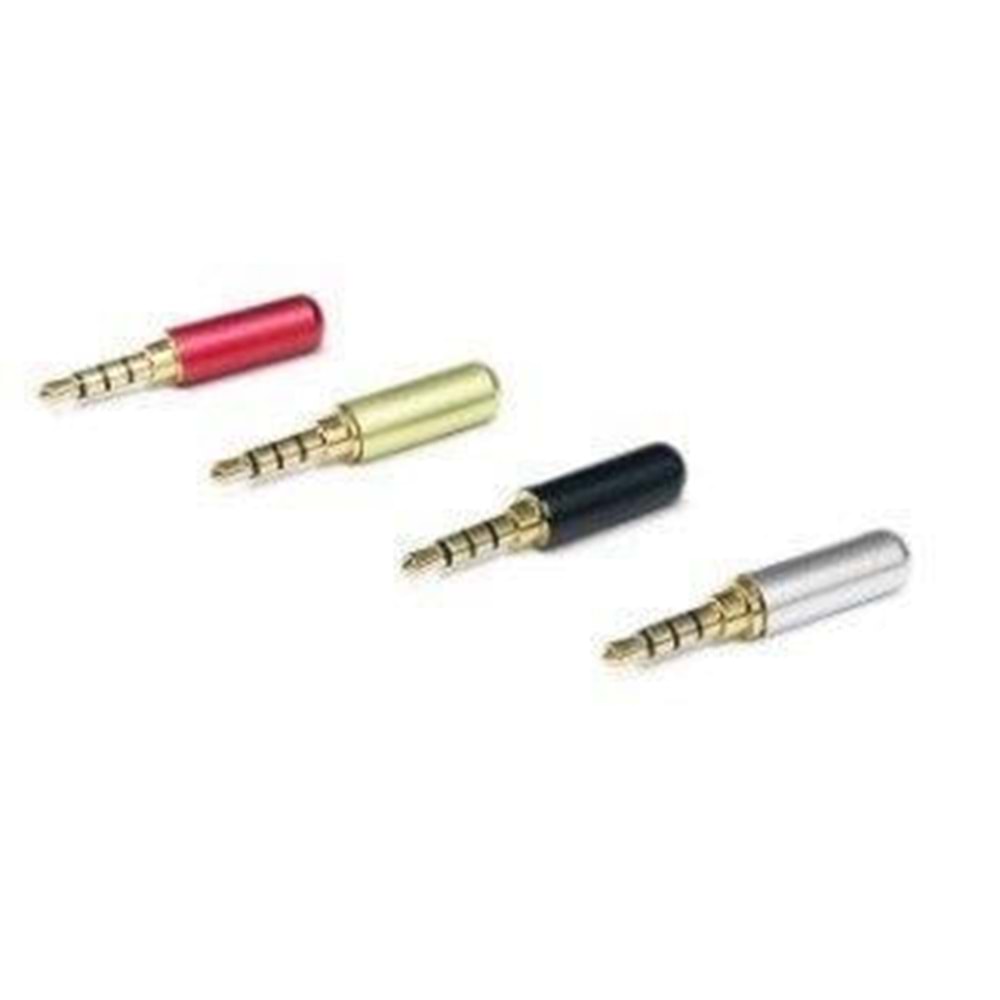 3.5mm 3 Boğum Metal Jack