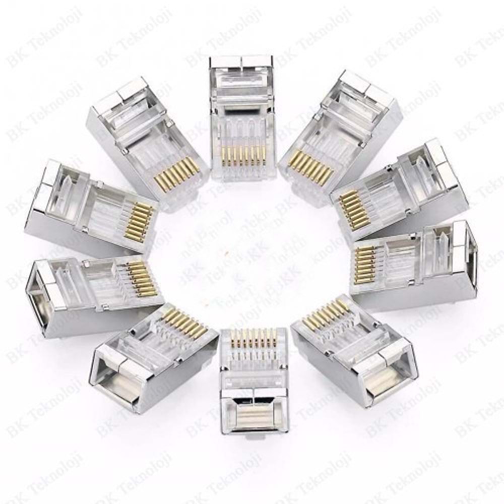 HDX5043 CAT6 RJ45 Plug - 10 Adet